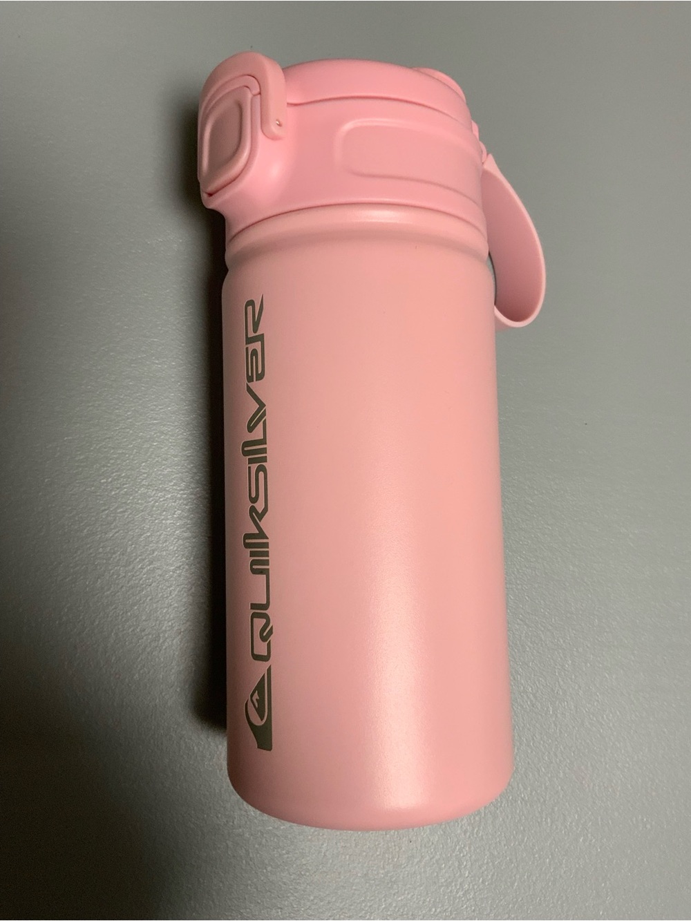 Quiksilver Light Pink Insulated Bottle with Carry Loop